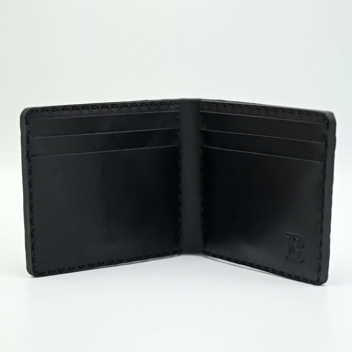 Crocodile Pattent Leather Bifold Wallet